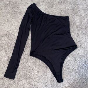 Women's One Shoulder Off Sleeveless Long Sleeve Tank Top Bodysuit Jumpsuit